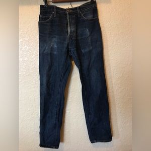 Vintage American Apparel Button Fly Straight Fit Jeans Size 30